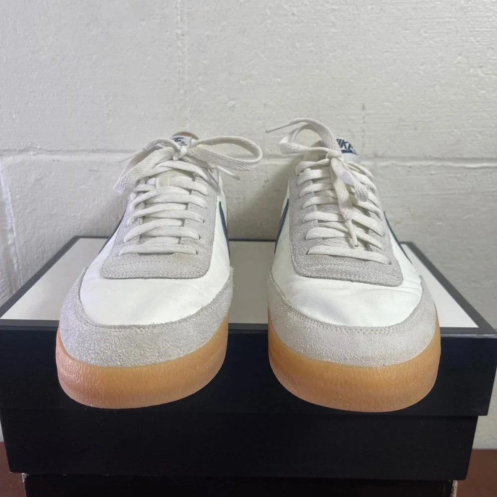 Nike Killshot 2 432997-107 Sail Navy Gum White Suede Leather Sneaker‎ Mens 13 US